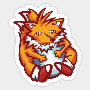 Two Tailed Fox Sticker